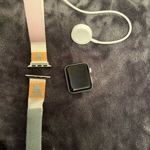 Series 3 apple watch and shark watch leash band with charger